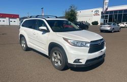 Salvage cars for sale at Moncton, NB auction: 2014 Toyota Highlander Limited