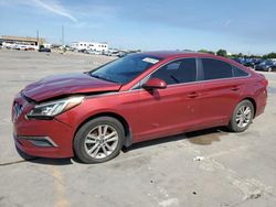 Salvage cars for sale from Copart Grand Prairie, TX: 2015 Hyundai Sonata SE