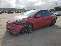 Salvage cars for sale at Wilmer, TX auction: 2022 Tesla Model Y