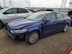 Salvage cars for sale at Elgin, IL auction: 2013 Ford Fusion SE Hybrid