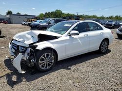 Salvage cars for sale at Hillsborough, NJ auction: 2018 Mercedes-Benz C 300 4matic