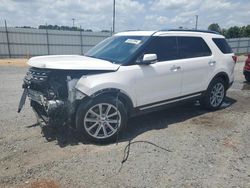 Salvage cars for sale at Lumberton, NC auction: 2016 Ford Explorer Limited