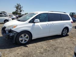 Salvage cars for sale at San Martin, CA auction: 2015 Toyota Sienna LE