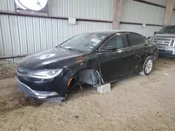 Salvage cars for sale at Houston, TX auction: 2015 Chrysler 200 Limited