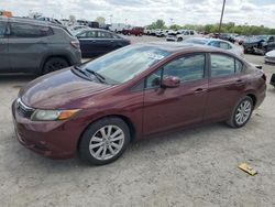 Honda salvage cars for sale: 2012 Honda Civic EX