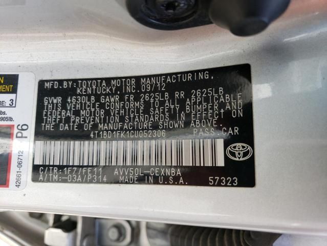 2012 Toyota Camry Hybrid