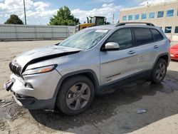 Jeep salvage cars for sale: 2017 Jeep Cherokee Latitude