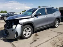 Salvage cars for sale at Littleton, CO auction: 2021 GMC Terrain SLE