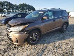 Salvage cars for sale at Loganville, GA auction: 2019 Toyota Highlander SE