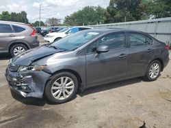 Carros salvage sin ofertas aún a la venta en subasta: 2012 Honda Civic EXL