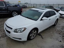 Chevrolet salvage cars for sale: 2012 Chevrolet Malibu 1LT