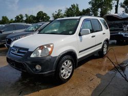 Salvage cars for sale at Bridgeton, MO auction: 2006 Honda CR-V EX