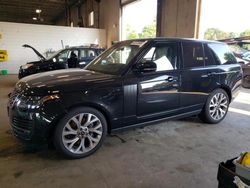 Land Rover salvage cars for sale: 2019 Land Rover Range Rover HSE