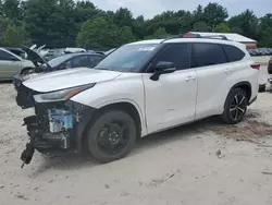 Toyota salvage cars for sale: 2021 Toyota Highlander XSE