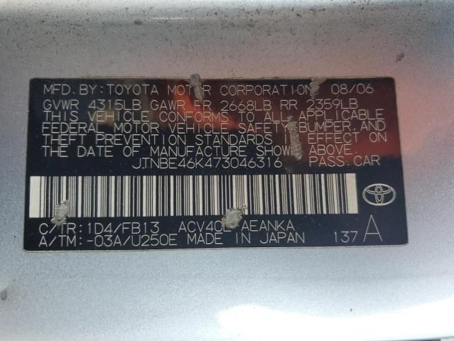 2007 Toyota Camry CE