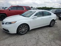 Salvage cars for sale from Copart Indianapolis, IN: 2013 Acura TL Tech