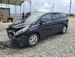 Salvage cars for sale from Copart Tifton, GA: 2016 KIA Sedona LX