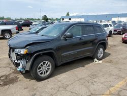 Salvage cars for sale at Woodhaven, MI auction: 2020 Jeep Grand Cherokee Laredo