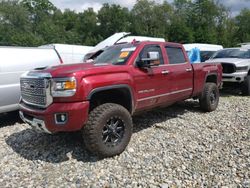 Salvage cars for sale at West Warren, MA auction: 2019 GMC Sierra K3500 Denali