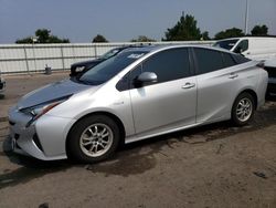 Toyota salvage cars for sale: 2017 Toyota Prius