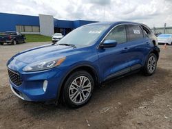 Salvage cars for sale at Woodhaven, MI auction: 2022 Ford Escape SEL