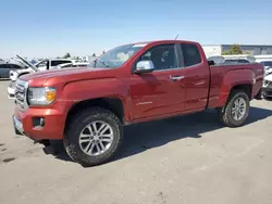 Flood-damaged cars for sale at auction: 2016 GMC Canyon SLT