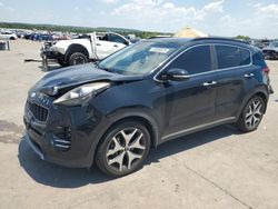 Salvage cars for sale at Grand Prairie, TX auction: 2018 KIA Sportage SX