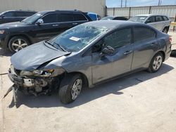 Salvage cars for sale from Copart Haslet, TX: 2013 Honda Civic LX