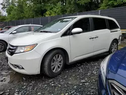 Salvage cars for sale from Copart Waldorf, MD: 2015 Honda Odyssey EXL