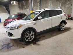 Salvage cars for sale at Chalfont, PA auction: 2014 Ford Escape Titanium