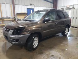 Salvage cars for sale at West Mifflin, PA auction: 2008 KIA Sportage LX