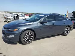 Salvage cars for sale at Grand Prairie, TX auction: 2020 Chevrolet Malibu RS