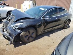 Salvage cars for sale at North Las Vegas, NV auction: 2018 Tesla Model 3