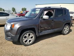 Jeep salvage cars for sale: 2017 Jeep Renegade Limited