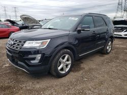 Salvage cars for sale at Elgin, IL auction: 2016 Ford Explorer XLT