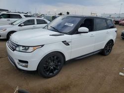 Land Rover salvage cars for sale: 2017 Land Rover Range Rover Sport HSE