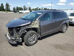 Toyota salvage cars for sale: 2022 Toyota Sienna XLE