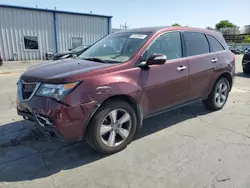 Salvage cars for sale at Tulsa, OK auction: 2012 Acura MDX