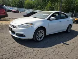 Salvage cars for sale at Portland, OR auction: 2015 Dodge Dart Limited