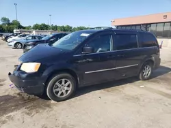 Salvage cars for sale at Fort Wayne, IN auction: 2010 Chrysler Town & Country Touring Plus