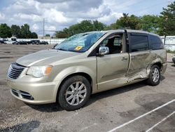 Salvage cars for sale at Moraine, OH auction: 2012 Chrysler Town & Country Touring L