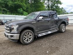 Salvage trucks for sale at Center Rutland, VT auction: 2015 Ford F150 Supercrew