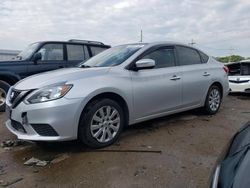 Salvage cars for sale at Dyer, IN auction: 2018 Nissan Sentra S