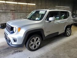 Jeep salvage cars for sale: 2019 Jeep Renegade Latitude