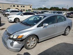 Salvage cars for sale from Copart Wilmer, TX: 2008 Honda Civic LX