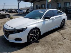 Salvage cars for sale at Los Angeles, CA auction: 2021 Honda Accord Sport