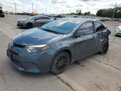 Salvage cars for sale at Oklahoma City, OK auction: 2015 Toyota Corolla L