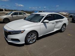 Salvage cars for sale at Kapolei, HI auction: 2018 Honda Accord LX