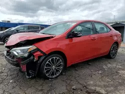 Salvage cars for sale at Woodhaven, MI auction: 2016 Toyota Corolla L