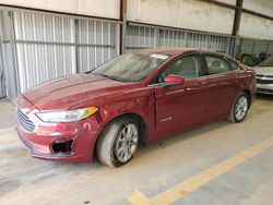 Salvage cars for sale at Mocksville, NC auction: 2019 Ford Fusion SE